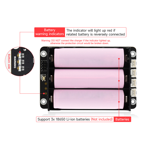 Raspberry Pi 5 UPS HAT Support - огляд і ціна Raspberry Pi Uninterrupted Power Supply Ups 18650