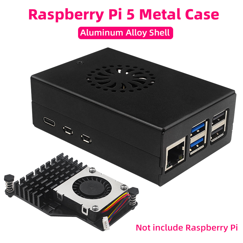 Raspberry Pi 5 Metal Case Alum - огляд і ціна Argon One V3 M.2 Nvme Case