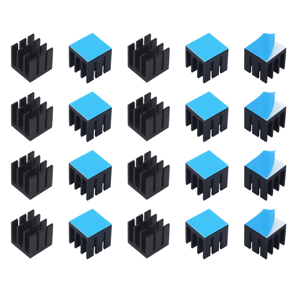12x12x12mm 50pcs Aluminum Heat - огляд і ціна Raspberry Pi Water Cooling Kit